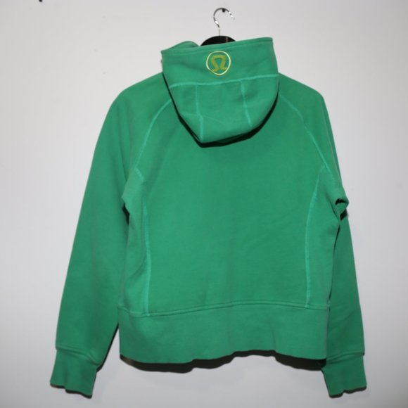 Lululemon Scuba Hoodie Fleece *Stretch (Lined Hood) in Green Bean - Picture 6 of 6